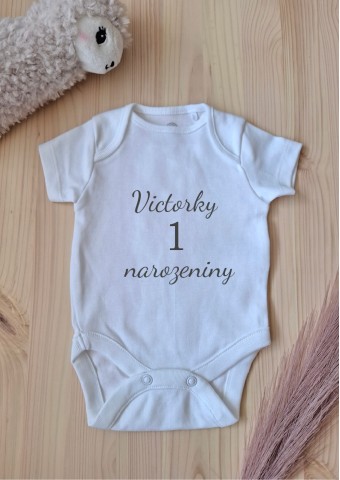 Dětské body Jméno 1 narozeniny