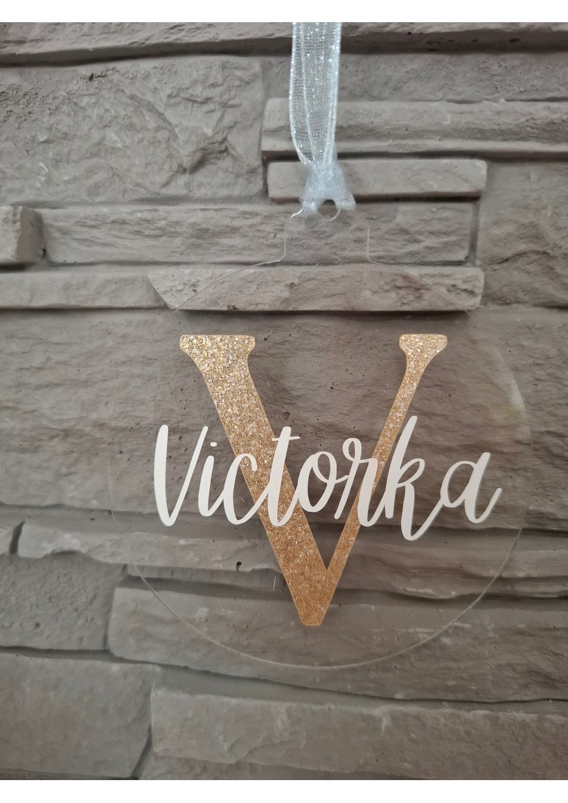 Vánoční ozdoba personalizovaná